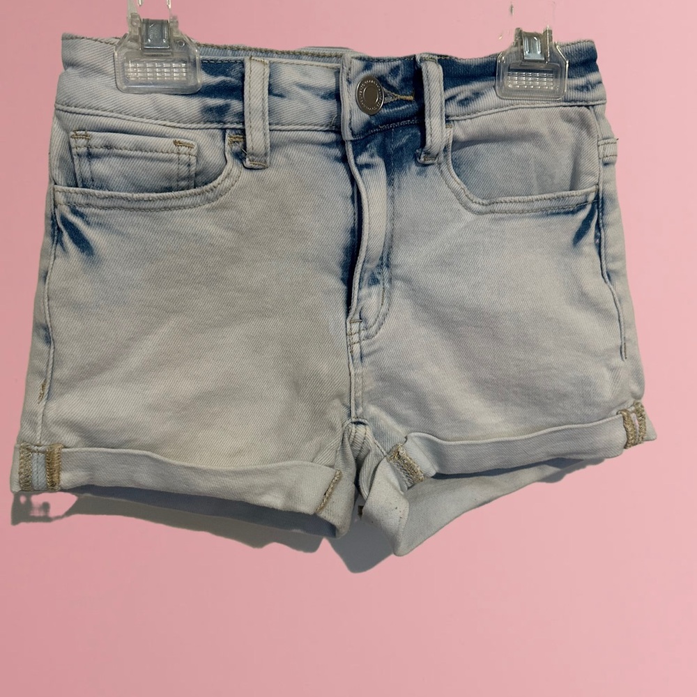 SO Light Blue Juniors Jean Shorts